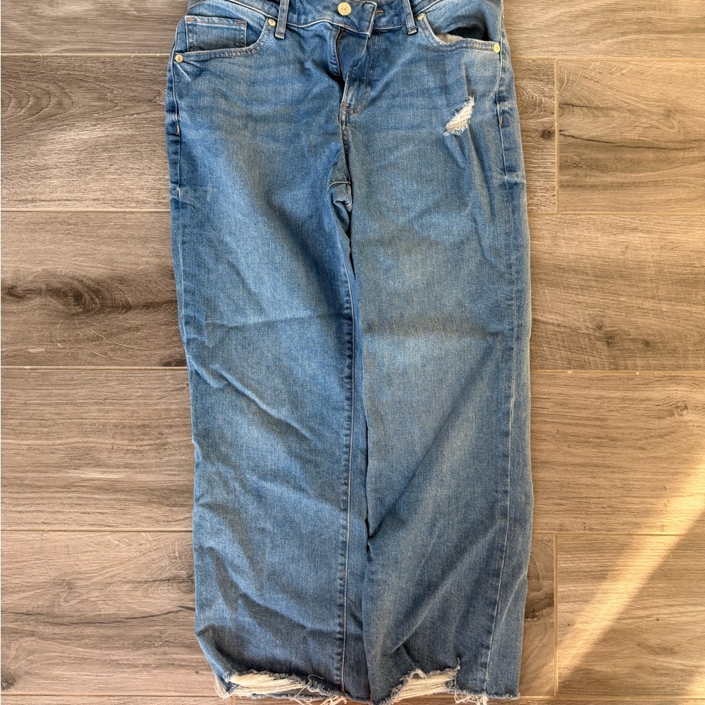 Express Light Blue Ankle Boot Jeans - Picture 4 of 4